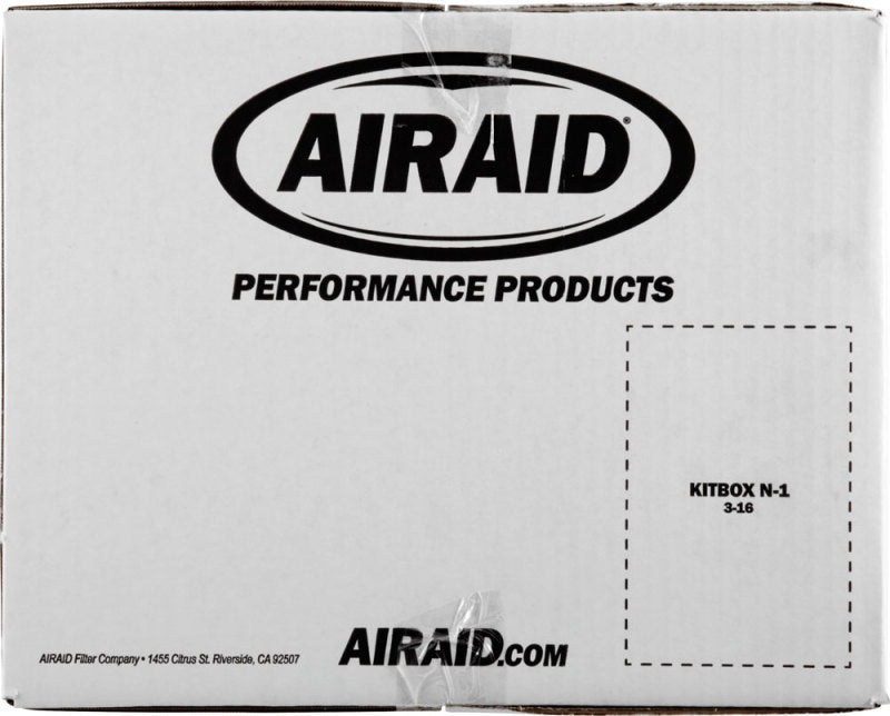 Kit d'admission Airaid Jr., tube bifurqué, milieu sec/rouge 11-14 Ford F-150 3,5 L Ecoboost