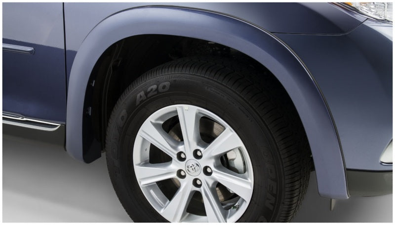 Élargisseurs de style d'origine pour Toyota Highlander Bushwacker 11-13, 2 pièces, excluant les modèles hybrides - Noir