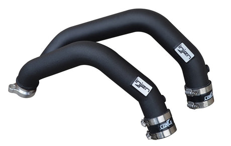 Tuyau de charge interne en aluminium Injen 15-16 pour BMW M3 (F80)/M4 (F82/83) 3,0 L L6 Twin Turbo 2 pièces - Noir froissé