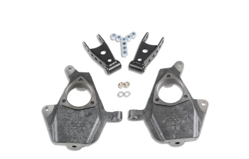 KIT D'ABAISSEMENT Belltech 2014 Silverado/Sierra Toutes les cabines 2WD 2 po à l'avant/2 po ou 3 po à l'arrière sans amortisseurs