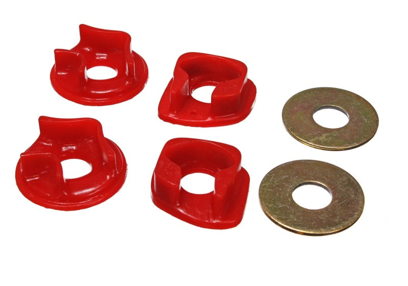 Inserts de support de moteur rouges Energy Suspension 88-91 Honda Civic (transmission manuelle) (2 positions de couple)