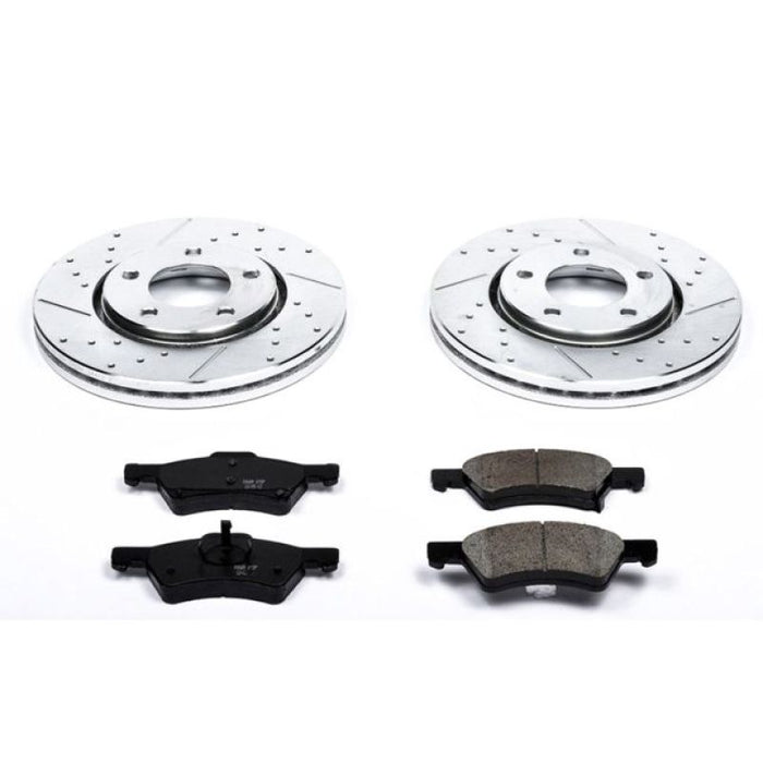 Power Stop 03-04 Dodge Caravan Front Z23 Evolution Sport Brake Kit