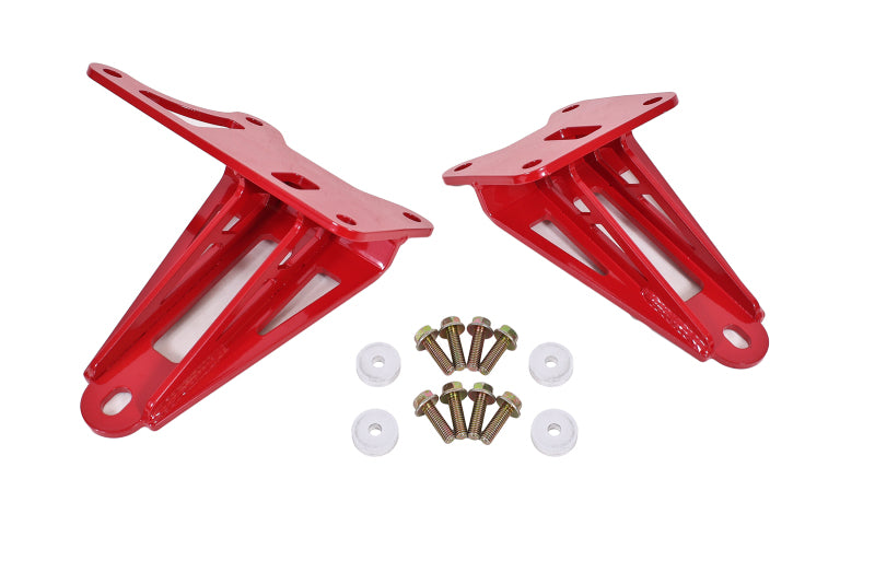 Supports de montage de moteur BMR 11-17 S197 Mustang - Rouge