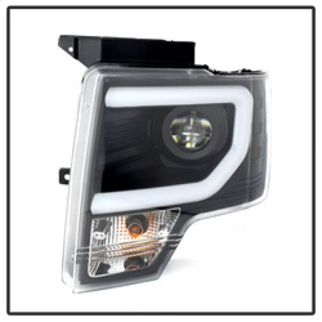 Projecteur Spyder Ford F150 13-14 Fctry Xenon Model-Light Bar DRL Blk PRO-YD-FF15013-LBDRL-HID-BK