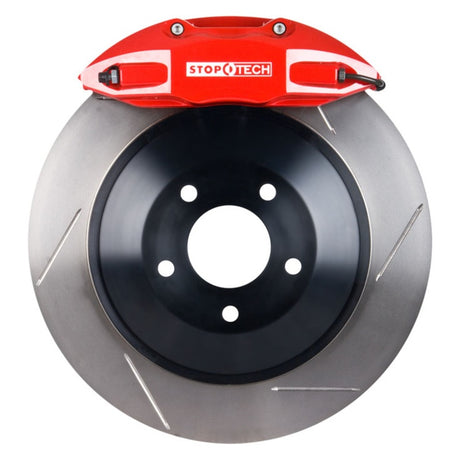 Freins avant StopTech 06-09 Honda Civic Si BBK avec étrier ST-41 rouge 300x28 disques fendus