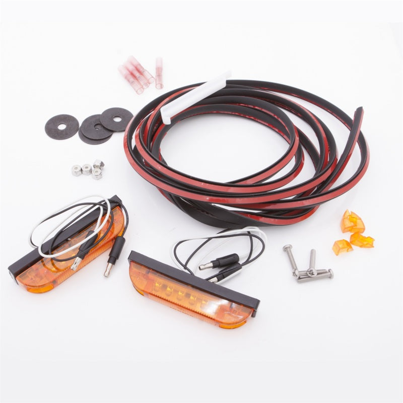 Kit de feux de gabarit à LED universels à 2 fils Bushwacker 99-18 pour fusées éclairantes de style plat