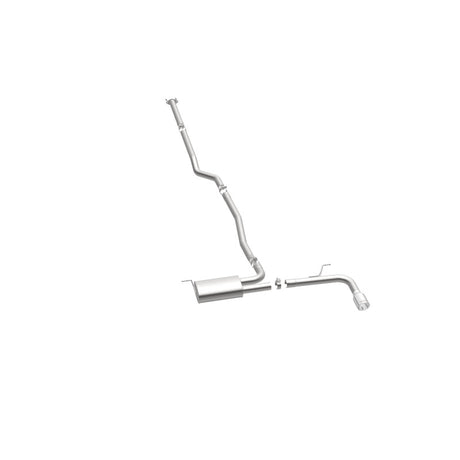 Catback MagnaFlow, SS, 2,5 po, Street, passage simple en ligne droite. Embout poli de 4 po, Ford Fusion 2,5 L 2015