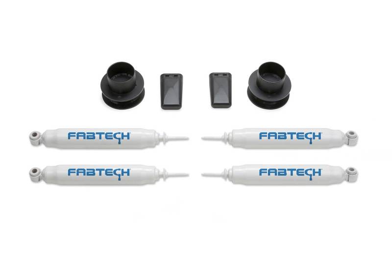Kit de ressorts de bobine Fabtech 14-18 Ram 2500 4WD 2,5 pouces avec amortisseurs de performance