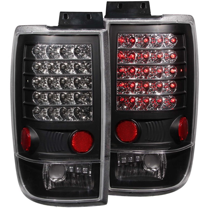 Feux arrière à LED ANZO 1997-2002 Ford Expedition Noir