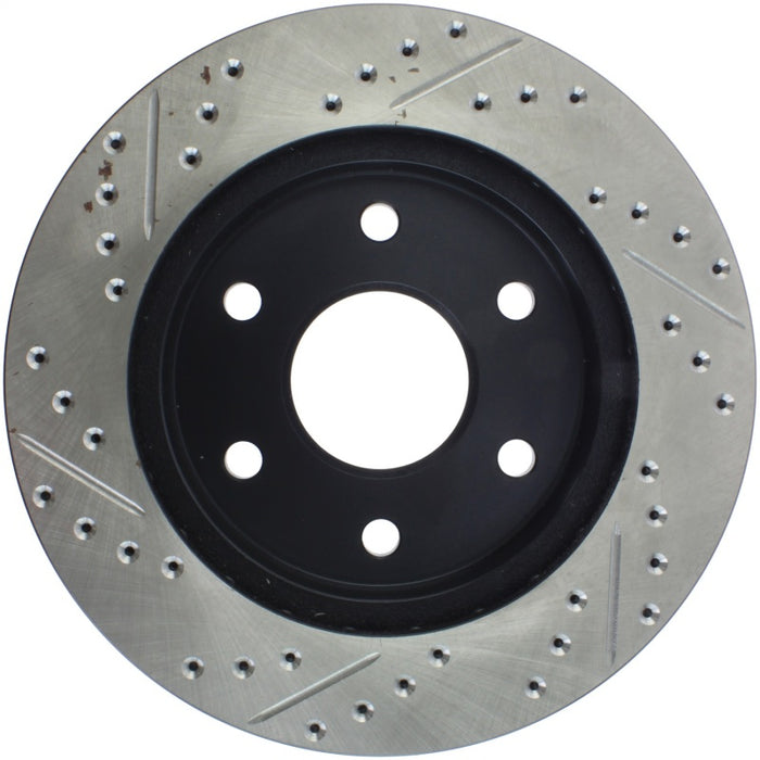 Rotor avant gauche rainuré et percé StopTech 99-06 GMC Sierra (2 portes)