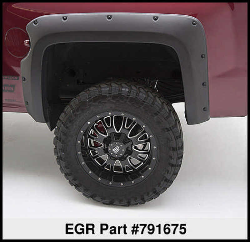 EGR 14+ Chev Silverado 5ft Bed Bolt-On Look Fender Flares - Set - Matte