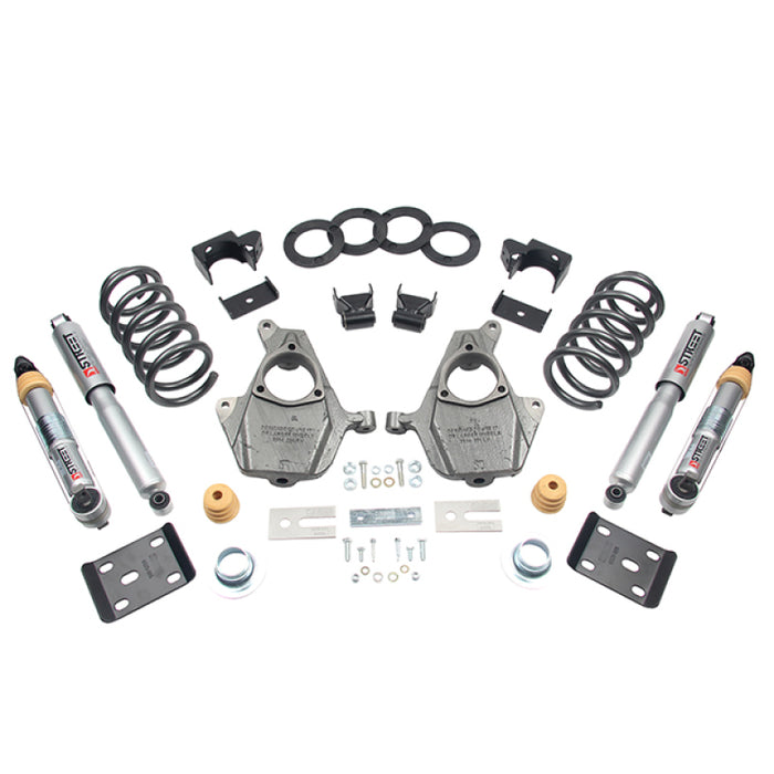 KIT D'ABAISSEMENT Belltech 16.5-17 Chevy Silverado toutes cabines 2W 3-4F/ 7R