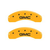 MGP 4 Caliper Covers Engraved Front & Rear GMC Yellow Finish Black Char 2007 GMC Savana 2500