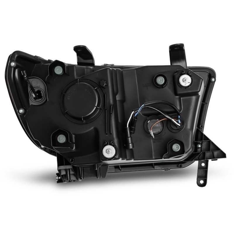 Phares à LED AlphaRex 07-13 Toyota Tundra NOVA Proj noirs avec lumière active/signal séquentiel/DRL