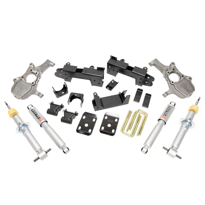 KIT D'ABAISSEMENT Belltech 2019 Chevrolet Silverado / GMC Sierra 1500 2WD All Cab - 2-4 po avant / 6 po arrière