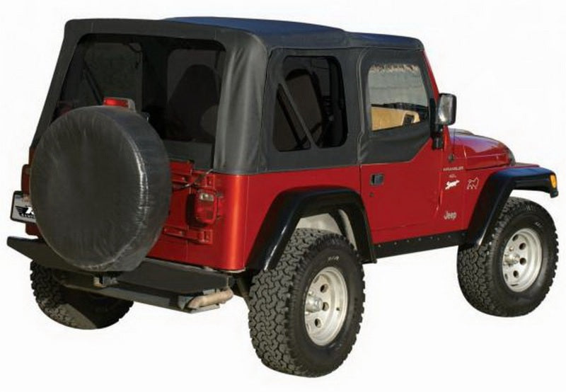 Capot de rechange d'origine pour Jeep Wrangler (TJ) Rampage 1997-2006 - Black Diamond