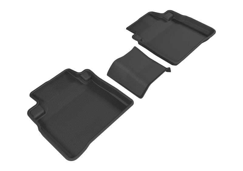 Tapis de sol 3D MAXpider 2016-2019 Nissan Maxima Kagu 2e rangée - Noir