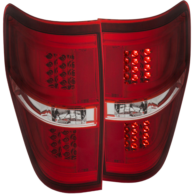 Feux arrière à LED ANZO 2009-2013 Ford F-150 Rouge/Clair