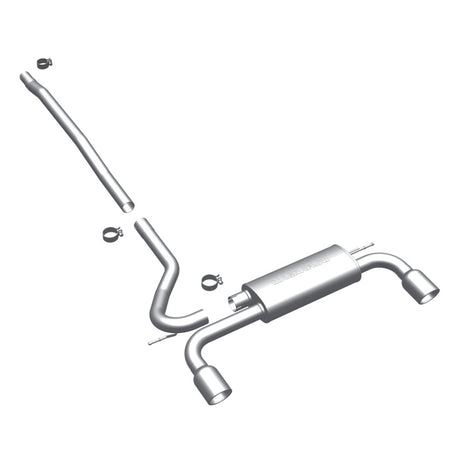 Échappement arrière hautes performances MagnaFlow Mini Countryman à double sortie divisée en acier inoxydable