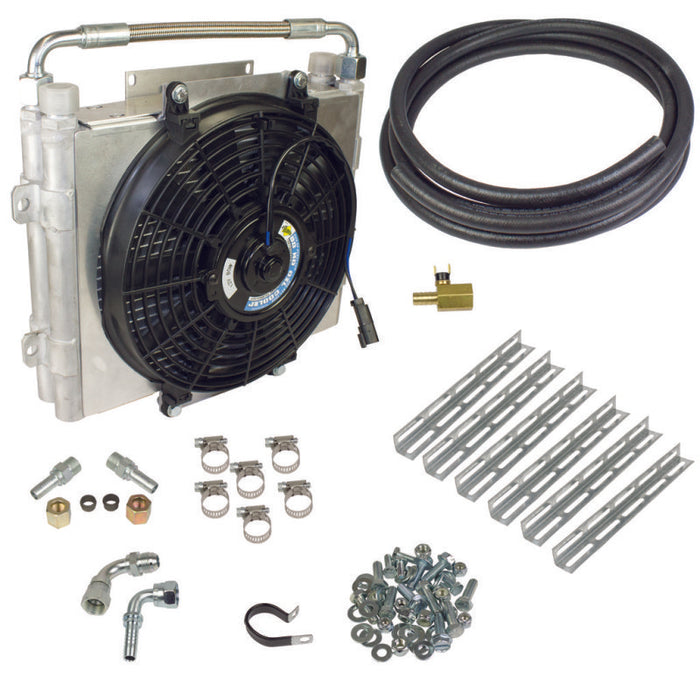 Kit de refroidisseur de transmission à double étage BD Diesel Xtrude - Tube universel de 5/8 po