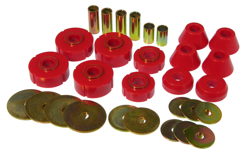 Kit de montage de carrosserie Prothane 73-80 Chevy C10 - Rouge