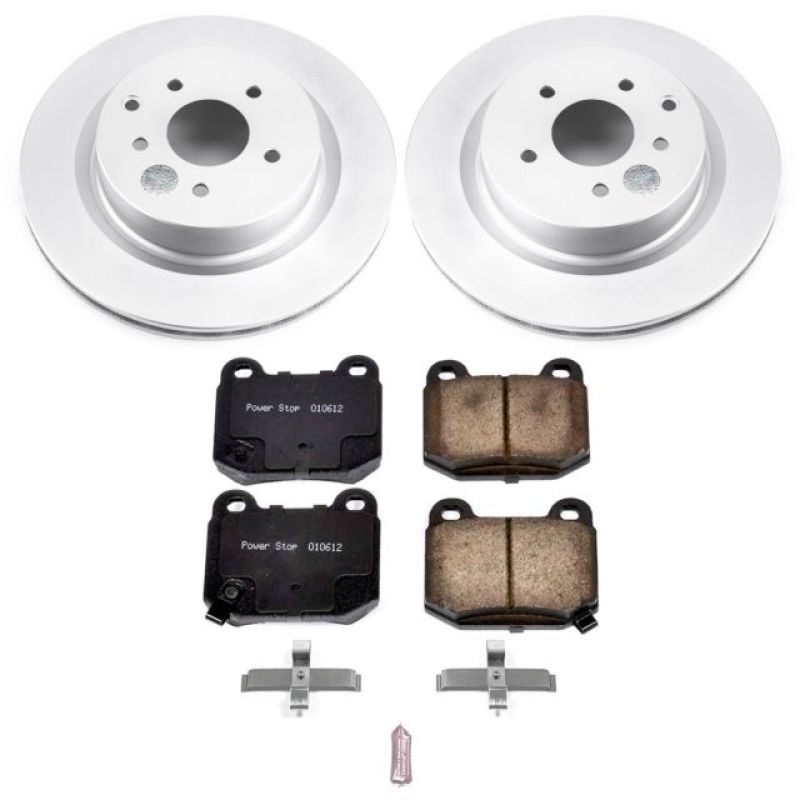 Kit de freins arrière Power Stop 03-04 Infiniti G35 Z17 Evolution Geomet avec revêtement