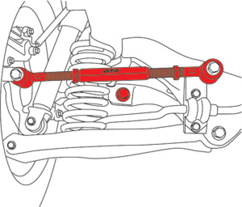 Bras de suspension arrière réglable EZ Arm XR pour Hyundai Elantra/Kia Optima 07-10 SPC Performance