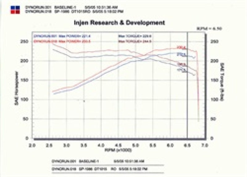 Prise d'air froid polie Injen 03-06 350Z 3,5 L V6