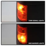 xTune Ford Superduty 99-14 Manual Extendable Manual Adjust Mirror Amber- Right MIR-FDSD08S-MA-AM-R