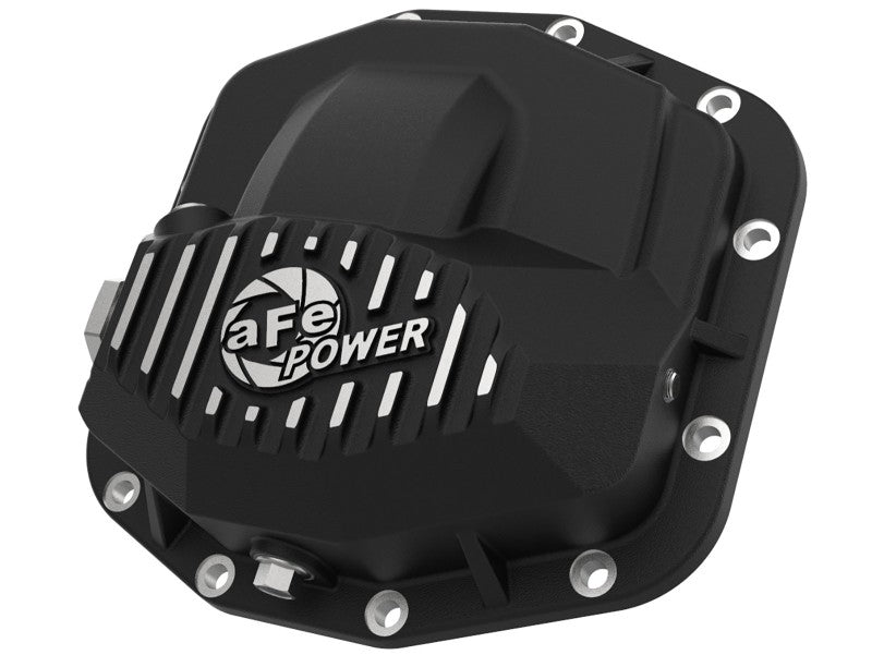 Couvercle de différentiel avant aFe Power Pro Series noir (Dana M210) 18-19 Jeep Wrangler JL 2.0L (t)