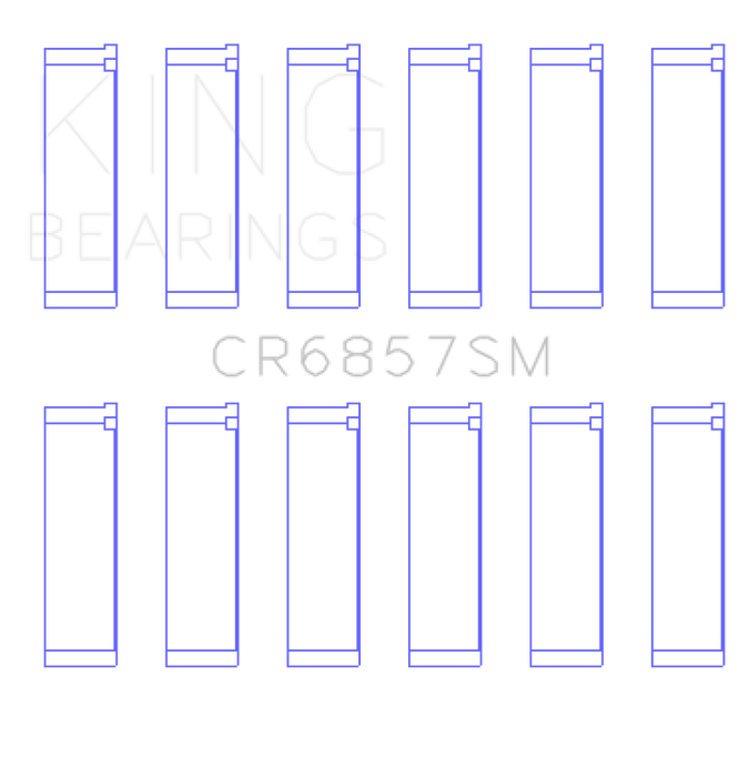 King Chrysler Pentastar 3.6L ERB V6 (Size +.50mm) Connecting Rod Bearing Set