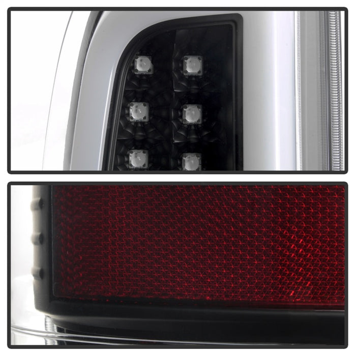 Feux arrière à LED Spyder 97-03 Ford F150 Style F250/350 V3 - Noir ALT-YD-FF15097V3-LBLED-BK