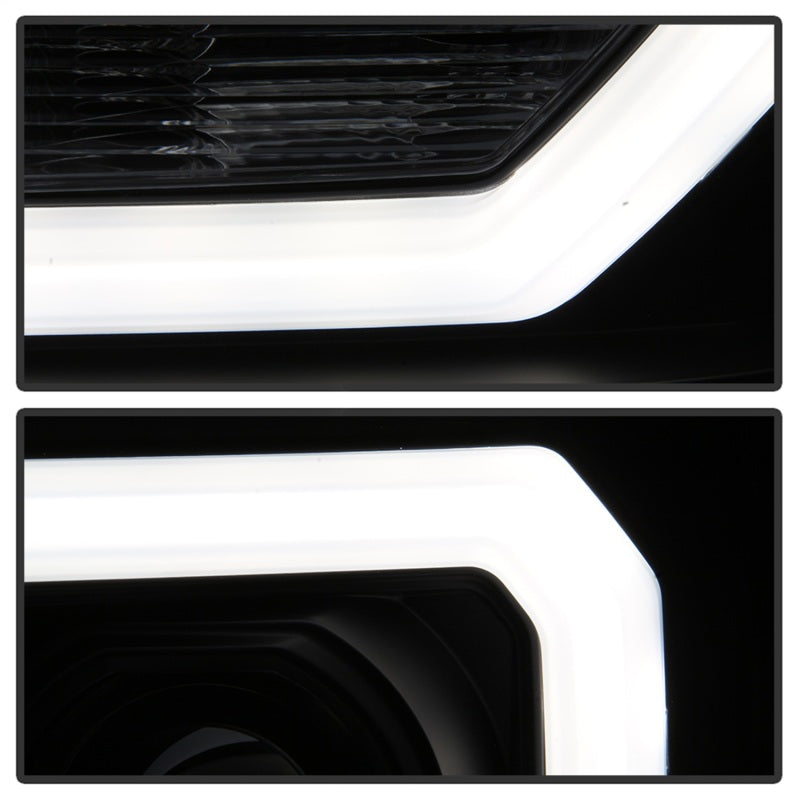 Phares de projecteur Spyder GMC Sierra 1500/2500/3500 07-13 V2 - Noir PRO-YD-GS07V2-LBDRL-BK