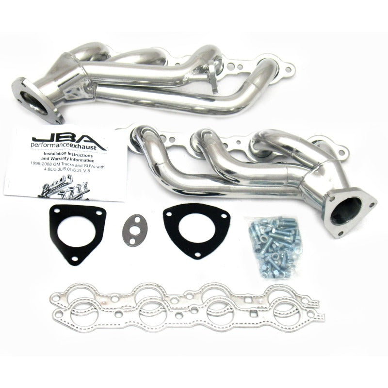 JBA 99-02 GM Truck 6.0L LS sans AIR avec EGR 1-5/8 po primaire Silver Ctd Cat4Ward Header
