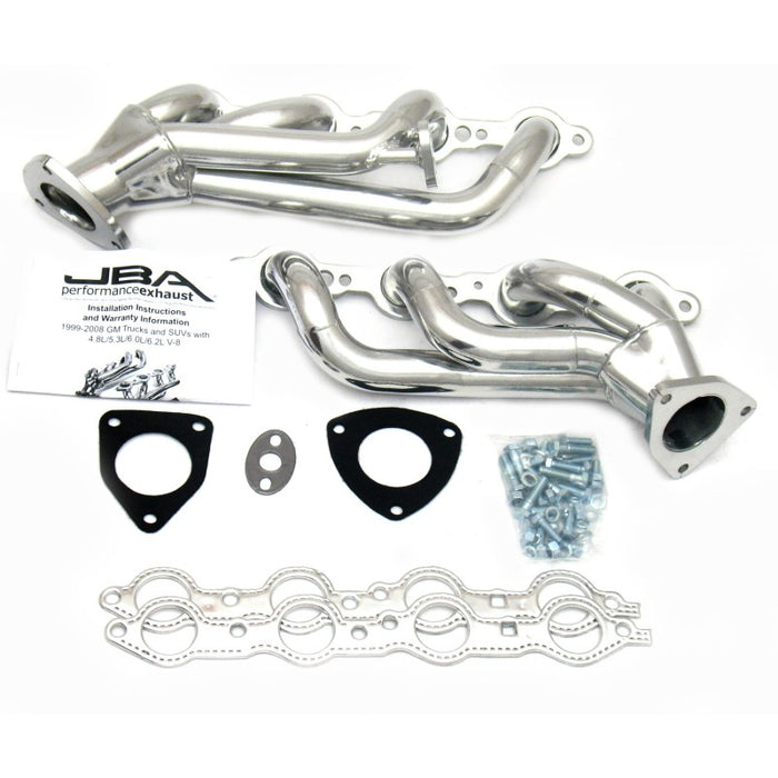 JBA 99-02 GM Truck 6.0L LS sans AIR avec EGR 1-5/8 po primaire Silver Ctd Cat4Ward Header