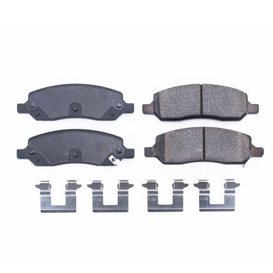 Power Stop 06-11 Buick Lucerne Rear Z17 Evolution Ceramic Brake Pads w/Hardware