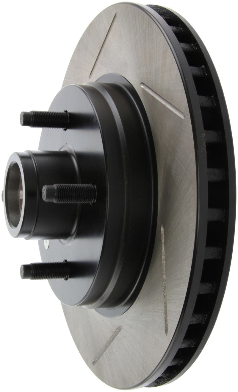 Disque de frein à fente StopTech Power Slot 90-93 Ford Mustang 8cy (sauf disque arrière Cobra 93) avant droit