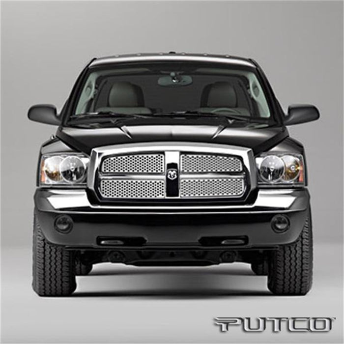 Grilles en acier inoxydable Putco 05-07 Dodge Dakota Punch