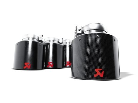 Ensemble de tuyaux d'échappement Akrapovic 06-13 Chevrolet Corvette ZO6/ZR1 (C6) (carbone 125 mm)