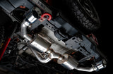 AWE Tuning 2018+ Jeep Wrangler JL/JLU Tread Edition Échappement double à essieu arrière - Embouts chromés argentés