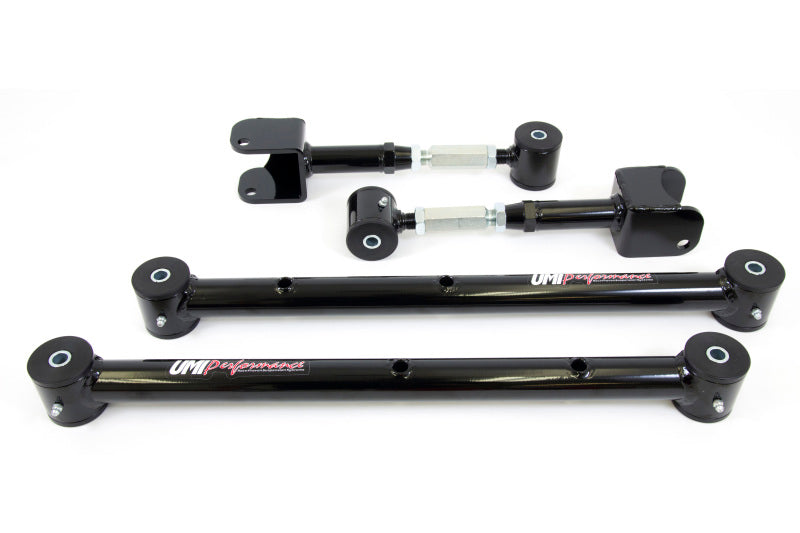 Kit de bras de suspension inférieur et de bras de suspension supérieur réglable GM A-Body UMI Performance 64-67