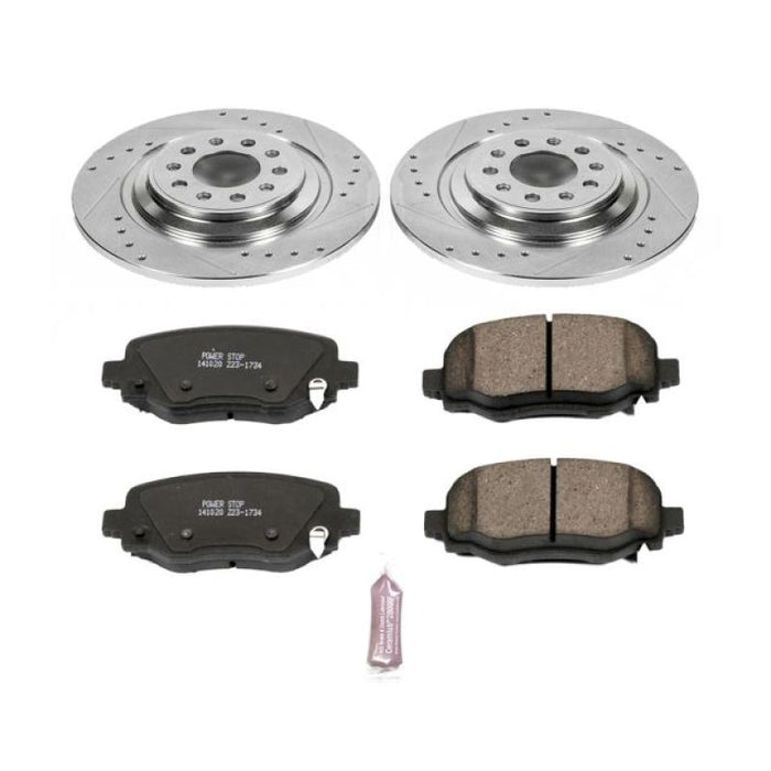 Kit de freins arrière Power Stop 14-19 Jeep Cherokee Z23 Evolution Sport