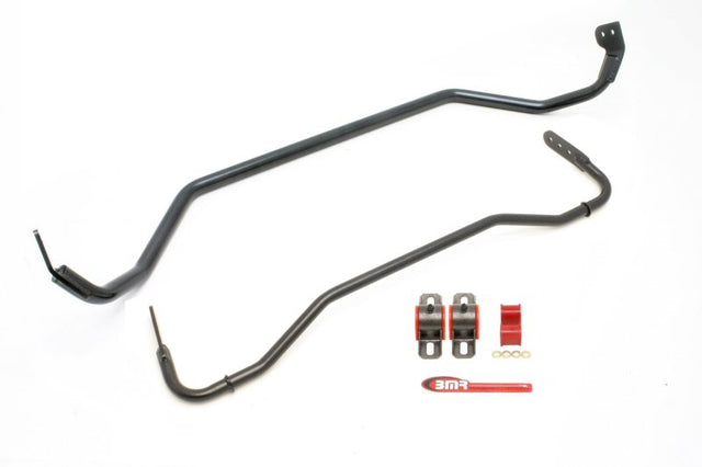 BMR 08-09 Pontiac G8 Front & Rear Sway Bar Kit w/ Bushings - Black Hammertone BMR Suspension