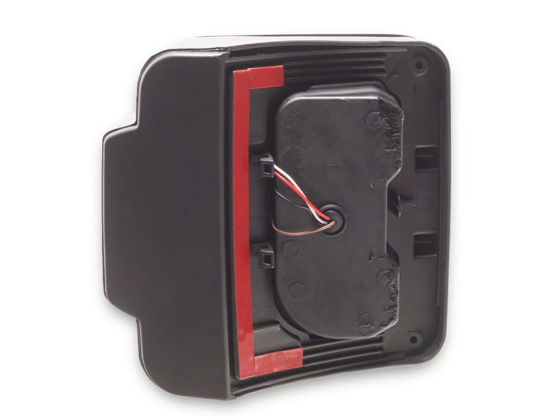 Feux arrière à LED Raxiom 07-18 Jeep Wrangler JK Axial Series - Boîtier noir (lentille fumée)