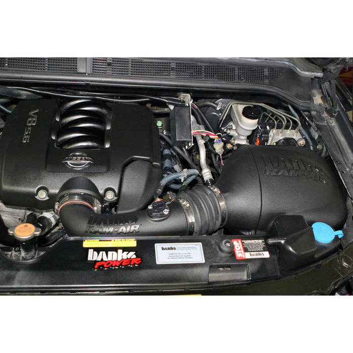 Système d'admission d'air Ram-Air pour Nissan Titan 5,6 L 04-14 de Banks Power