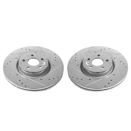 Disques de frein avant Power Stop 12-18 Volvo S60 Evolution percés et fendus - Paire