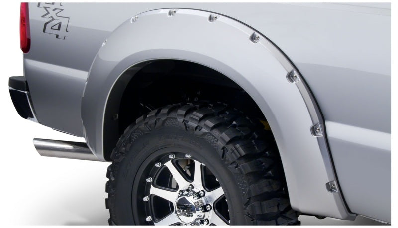 Élargisseurs de poche Bushwacker 11-16 Ford F-250 Super Duty Styleside 2 pièces - Noir