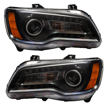 Oracle 11-14 Chrysler 300C SMD HL - Noir - NON HID - ColorSHIFT DRL - ColorSHIFT VOIR LA GARANTIE