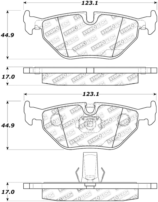 Plaquettes de frein StopTech Street Touring