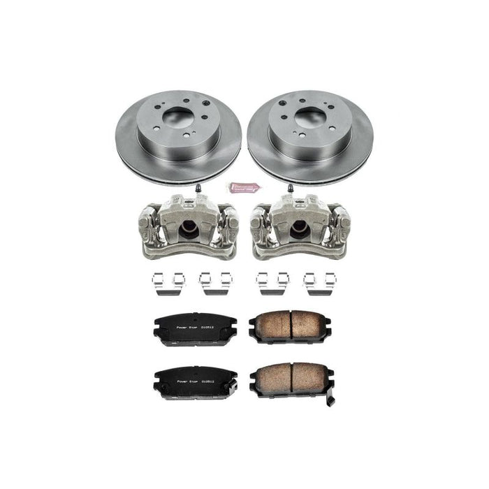 Power Stop 06-12 Mitsubishi Eclipse Rear Autospecialty Brake Kit w/Calipers